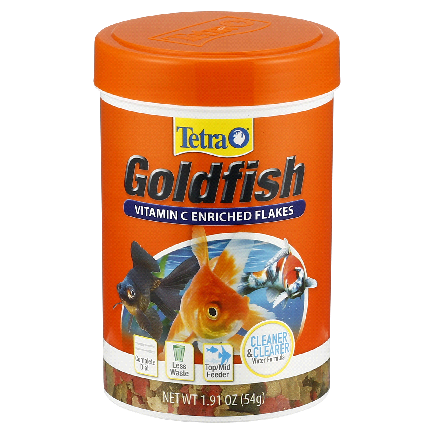 slide 1 of 2, Tetra TetraFin Seafood Vitamin C Enriched Goldfish Flakes Clean & Clean Water Formula - 1.91oz, 1.91 oz