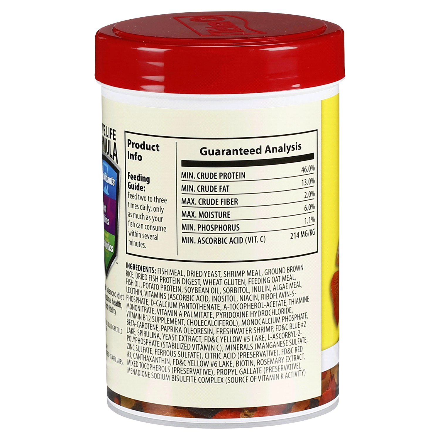 slide 2 of 4, TetraColor Tropical Seafood Flakes Fish Food - 1.91oz, 1.91 oz