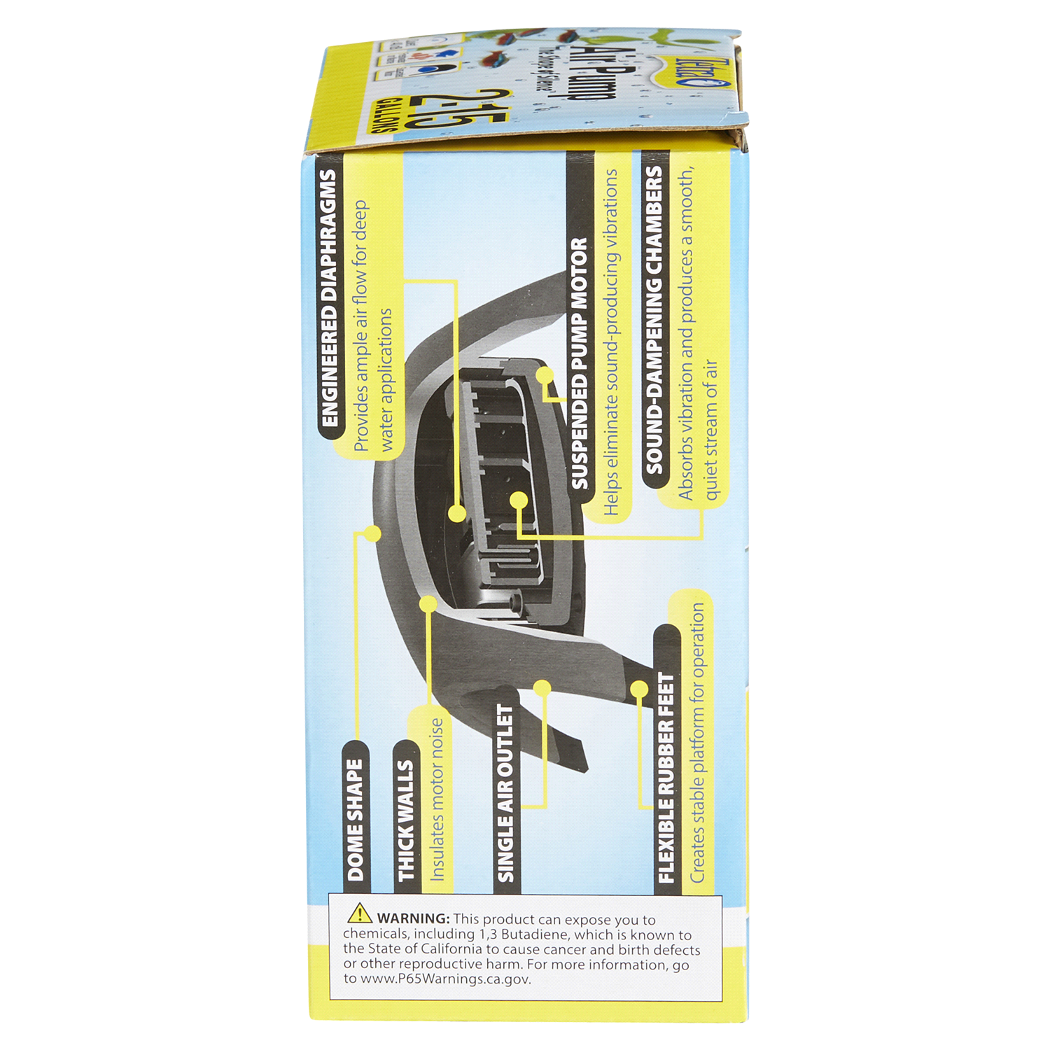 slide 3 of 5, Tetra Whisper Air Pump, 10 gal