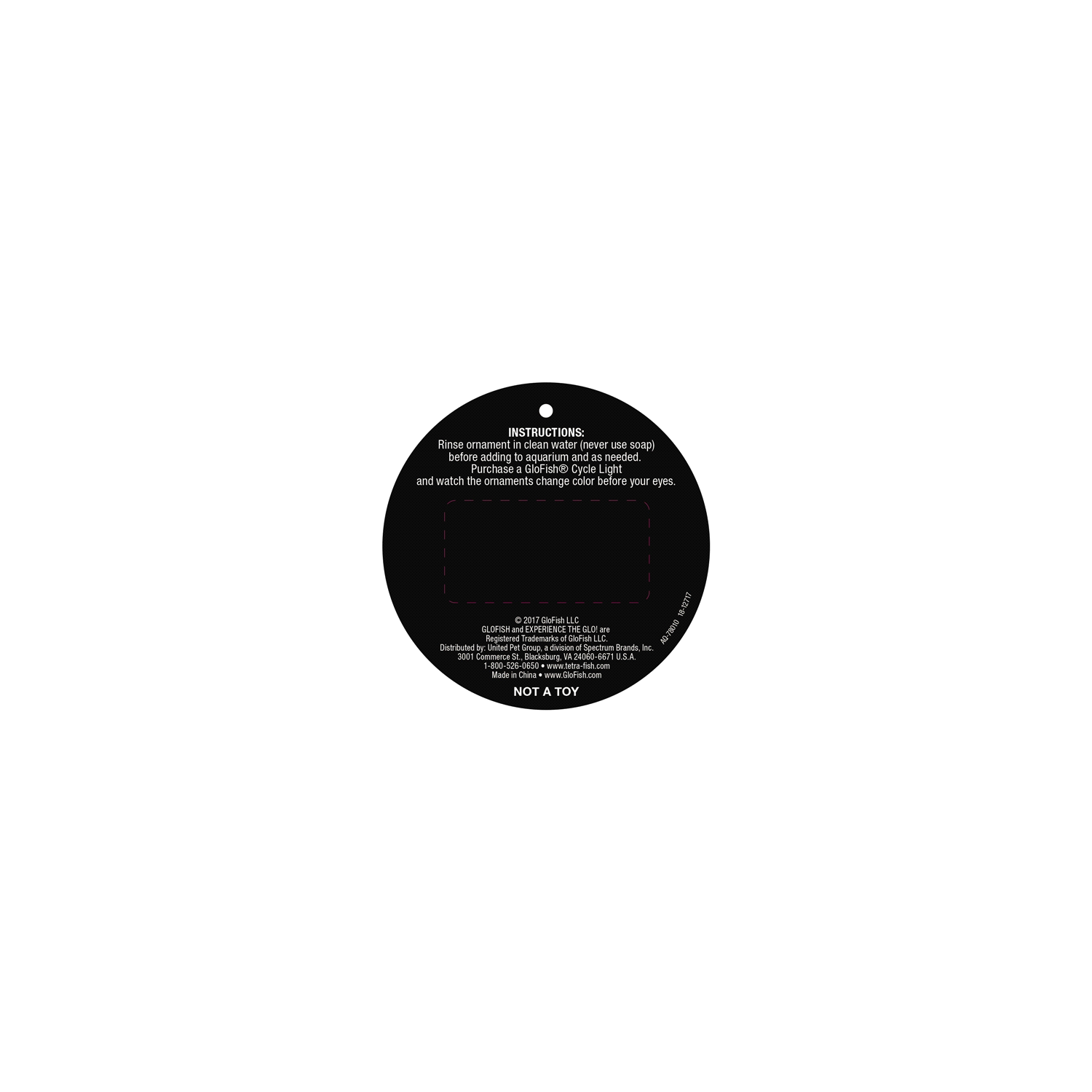 slide 2 of 2, GloFish Aquarium Plant LG ORNG/YLW, LG