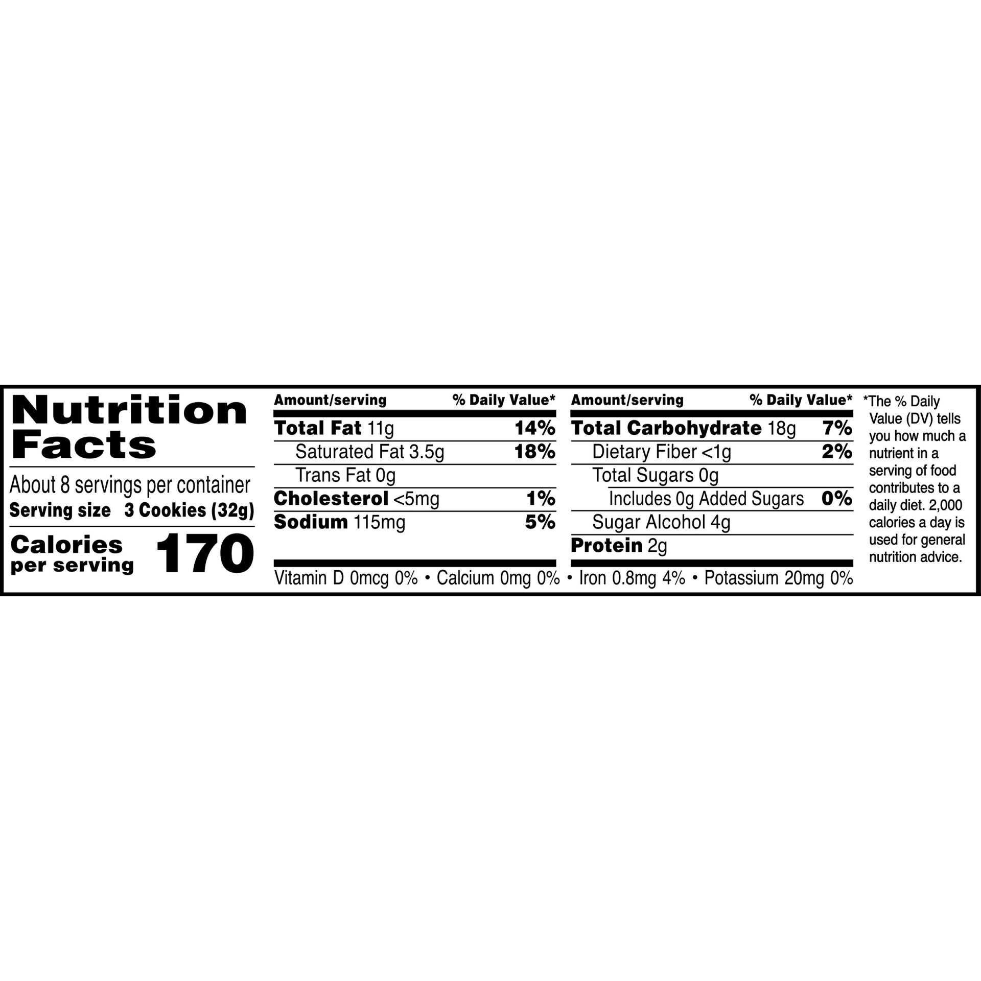 slide 3 of 5, Murray Sugar Free Pecans Shortbread Cookies - 8.8 oz, 8.8 oz