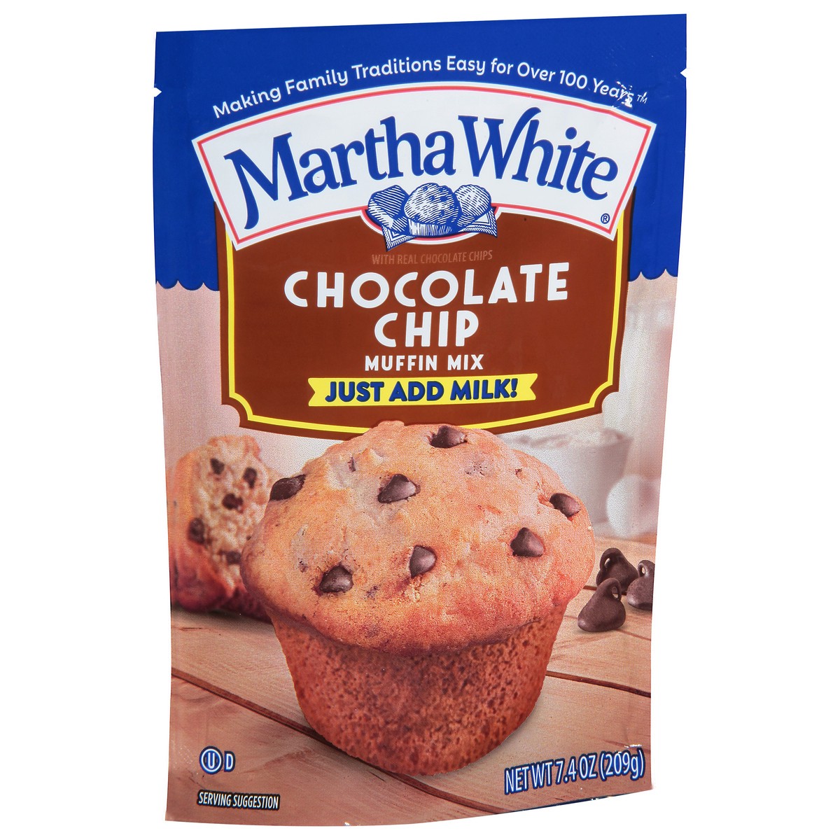 slide 8 of 13, Martha White Chocolate Chip Muffin Mix 7.4 oz, 7.4 oz