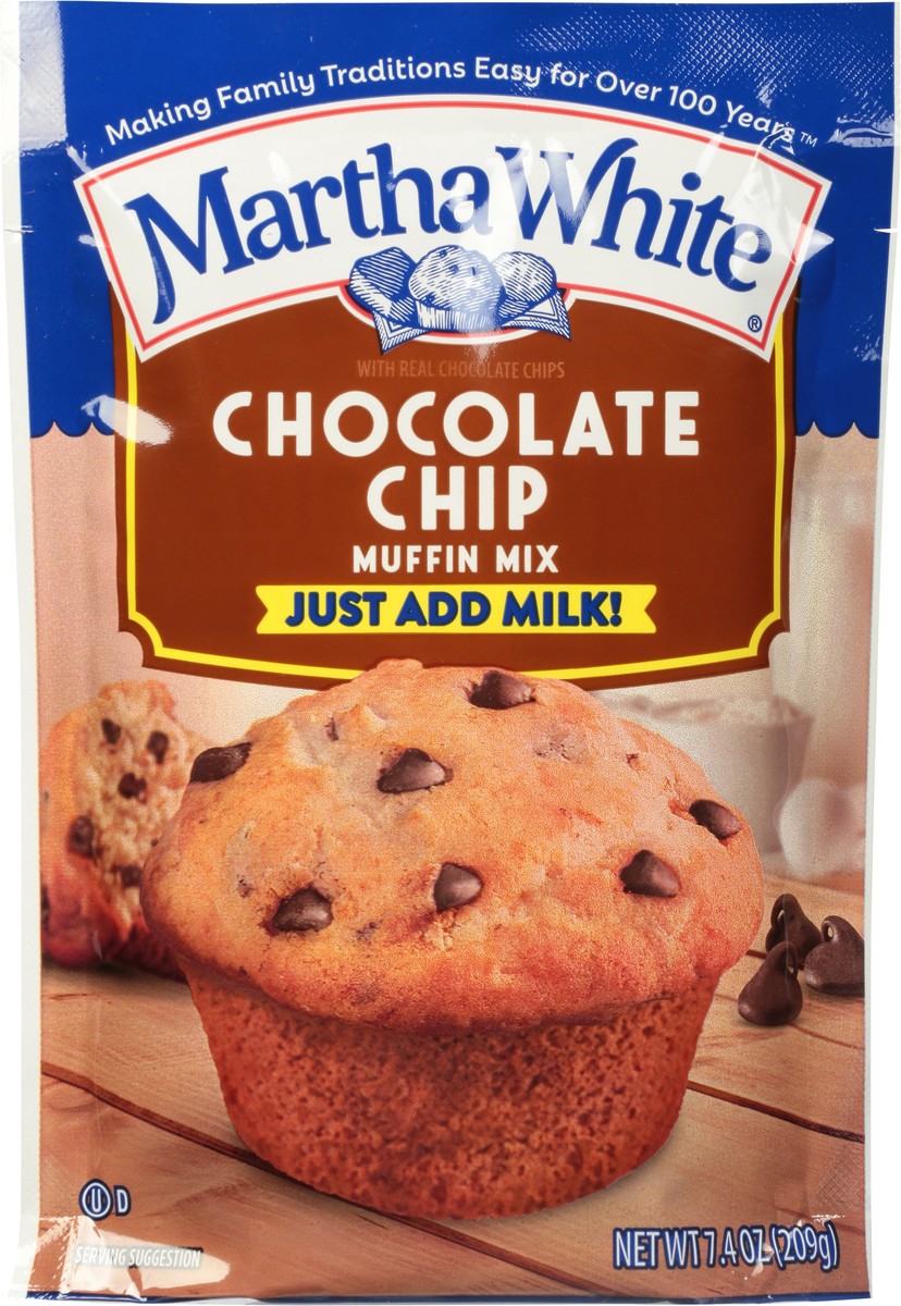 slide 12 of 13, Martha White Chocolate Chip Muffin Mix 7.4 oz, 7.4 oz