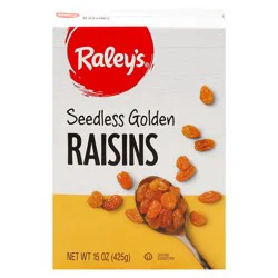 Raley's Seedless Golden Raisins 15 oz