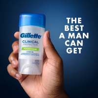 slide 14 of 29, Gillette Clinical Protection Clear Gel Antiperspirant and Deodorant for Men Power Rush Scent 2.6oz, 2.6 oz