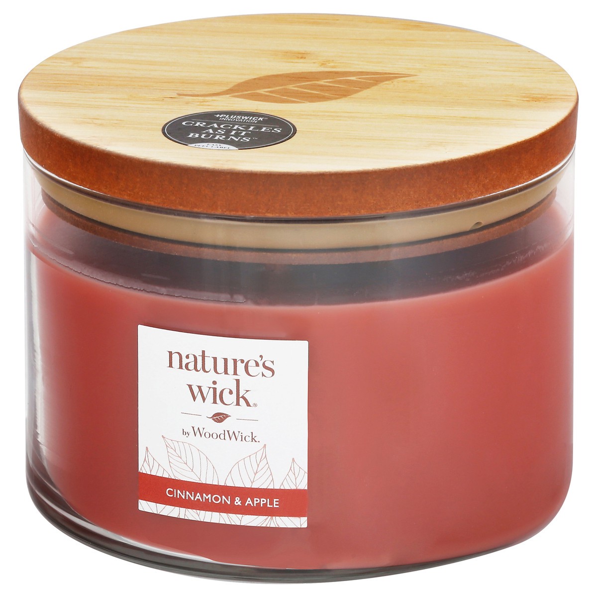 slide 5 of 12, Nature's Wick Cinnamon Apple Candle 1 ea, 1 ct