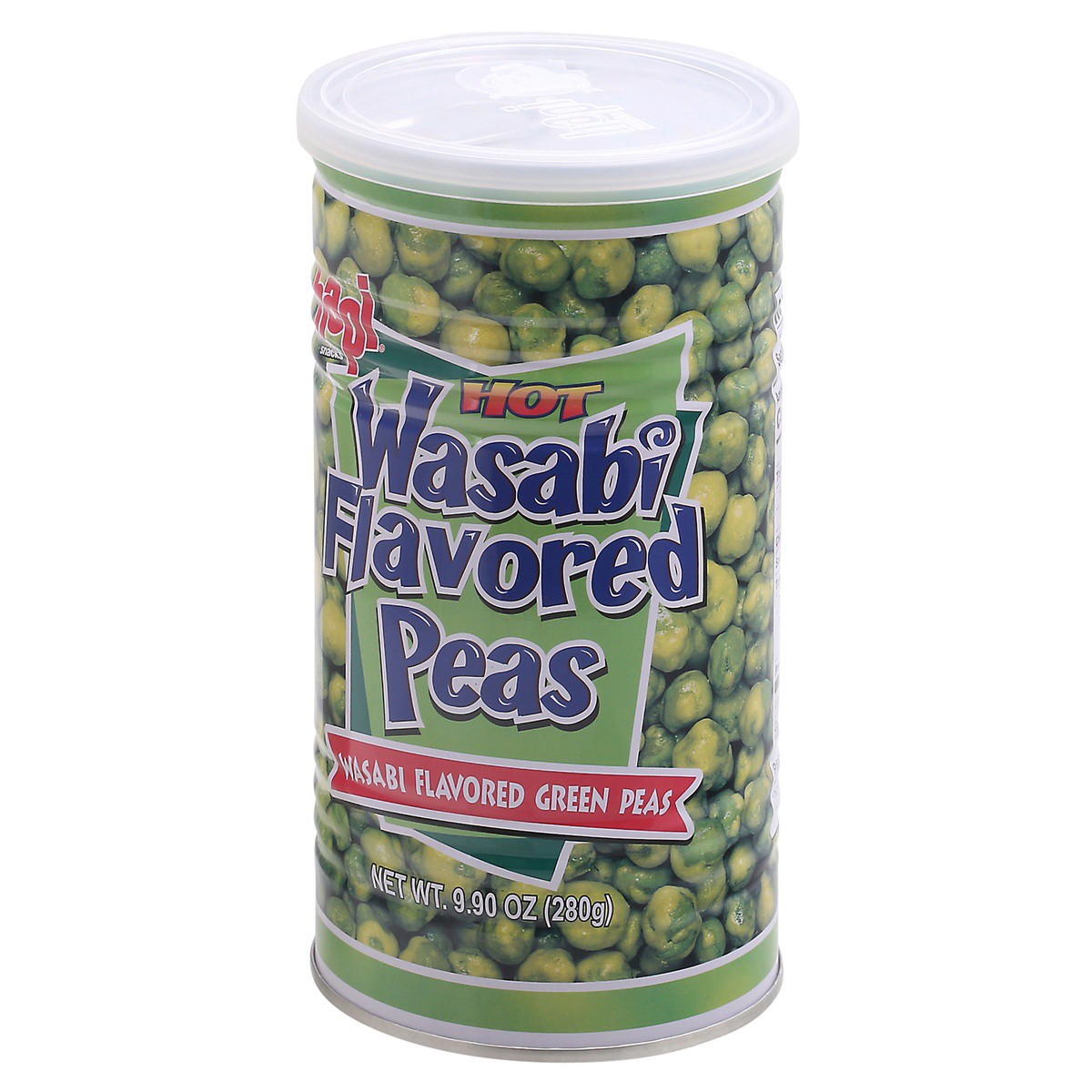 slide 3 of 9, Hapi Snacks Hot Wasabi Flavored Green Peas 9.90 oz Can, 1 ct