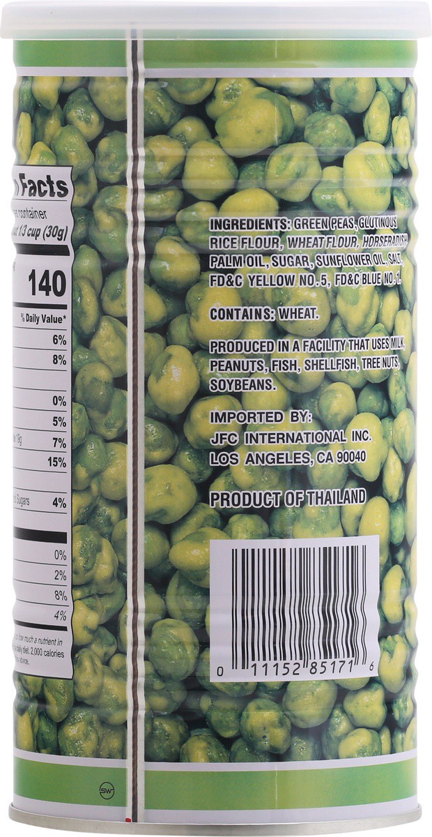 slide 4 of 9, Hapi Snacks Hot Wasabi Flavored Green Peas 9.90 oz Can, 1 ct