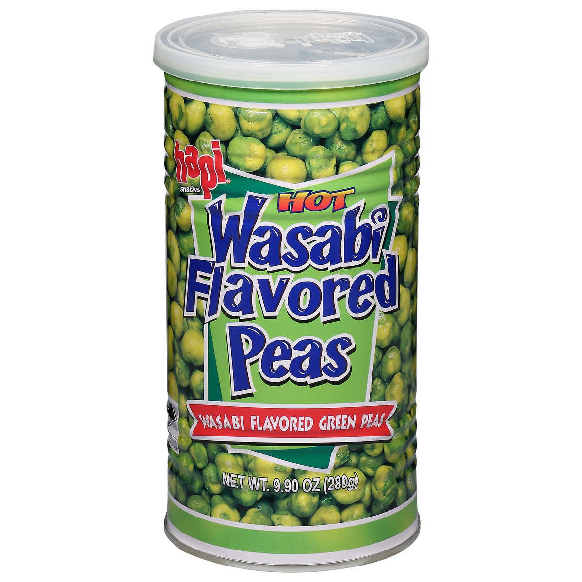 slide 1 of 9, Hapi Snacks Hot Wasabi Flavored Green Peas 9.90 oz, 9.9 oz