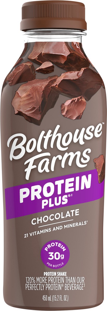 slide 3 of 5, Bolthouse Farms Protein Plus Chocolate Protein Shake 15.2 fl oz, 15.2 fl oz