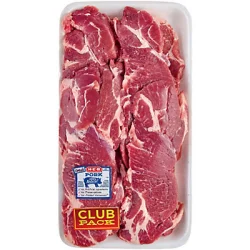 H-E-B Pork Steak Boneless Club Pack