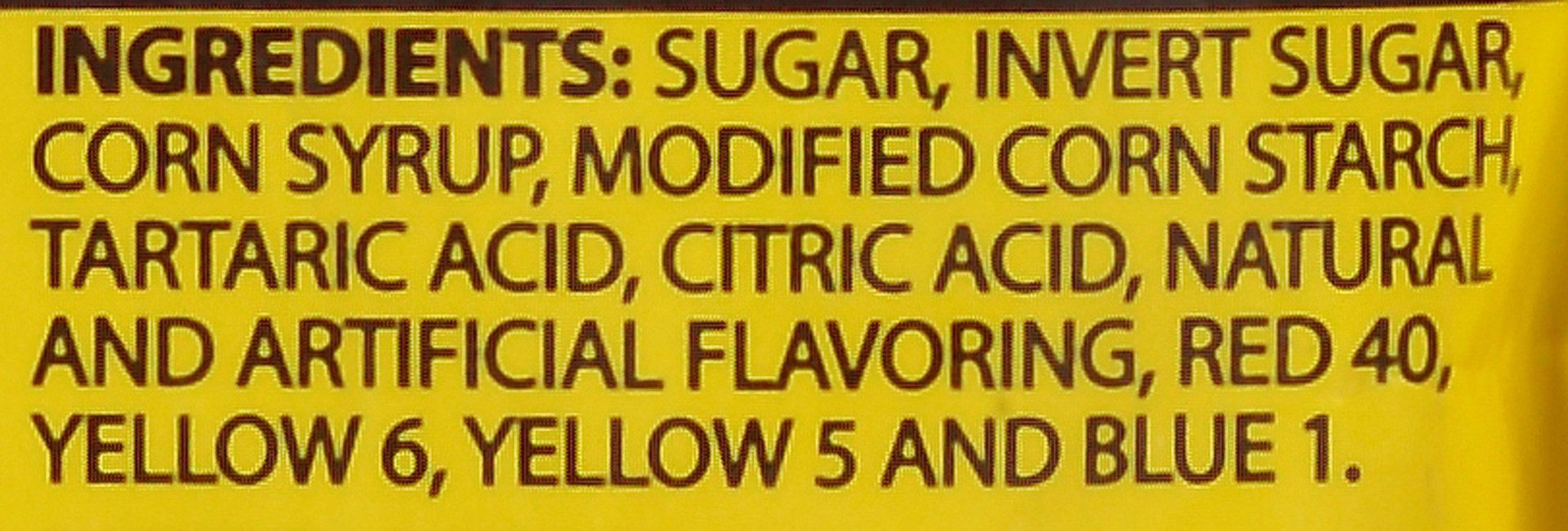 slide 4 of 5, SOUR PATCH KIDS Fruits Candy, 1 Bag (10 oz.), 0.64 lb