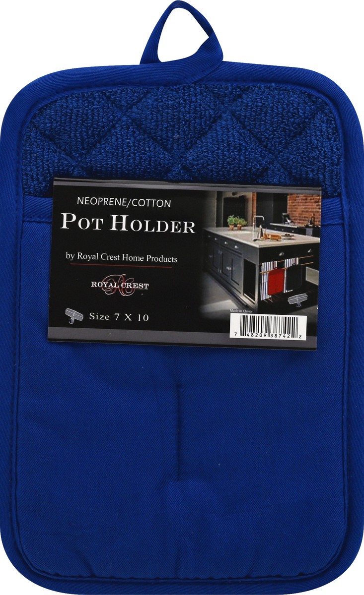 slide 7 of 9, Royal Crest Home Products Royal Crest Neoprene/Cotton Pot Holder, 1 ea