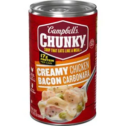 Campbell's Chunky Creamy Chicken Bacon Carbonara Soup, 18.8 oz