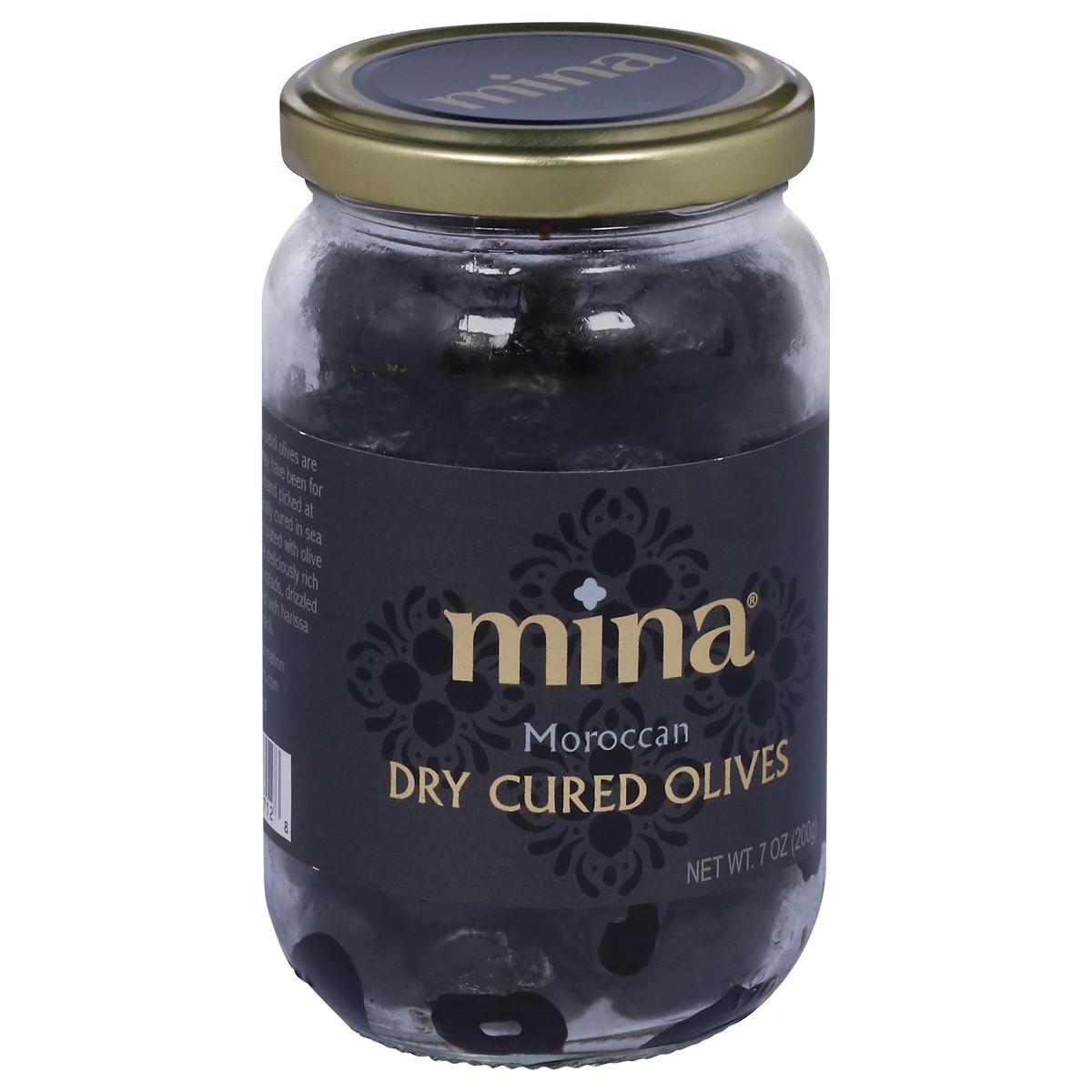 slide 2 of 9, Mina Moroccan Dry Cured Black Olives, 7 oz