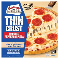 Against the Grain Pizza, Thin Crust, Uncured Pepperoni