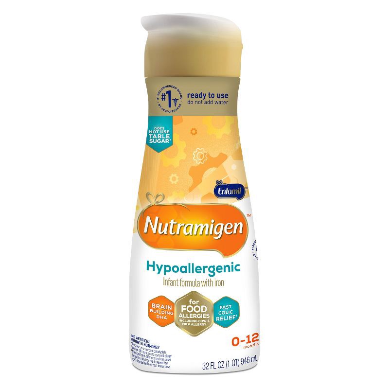 slide 1 of 13, Enfamil Nutramigen Hypoallergenic Ready to Use Infant Formula - 32 fl oz, 32 fl oz