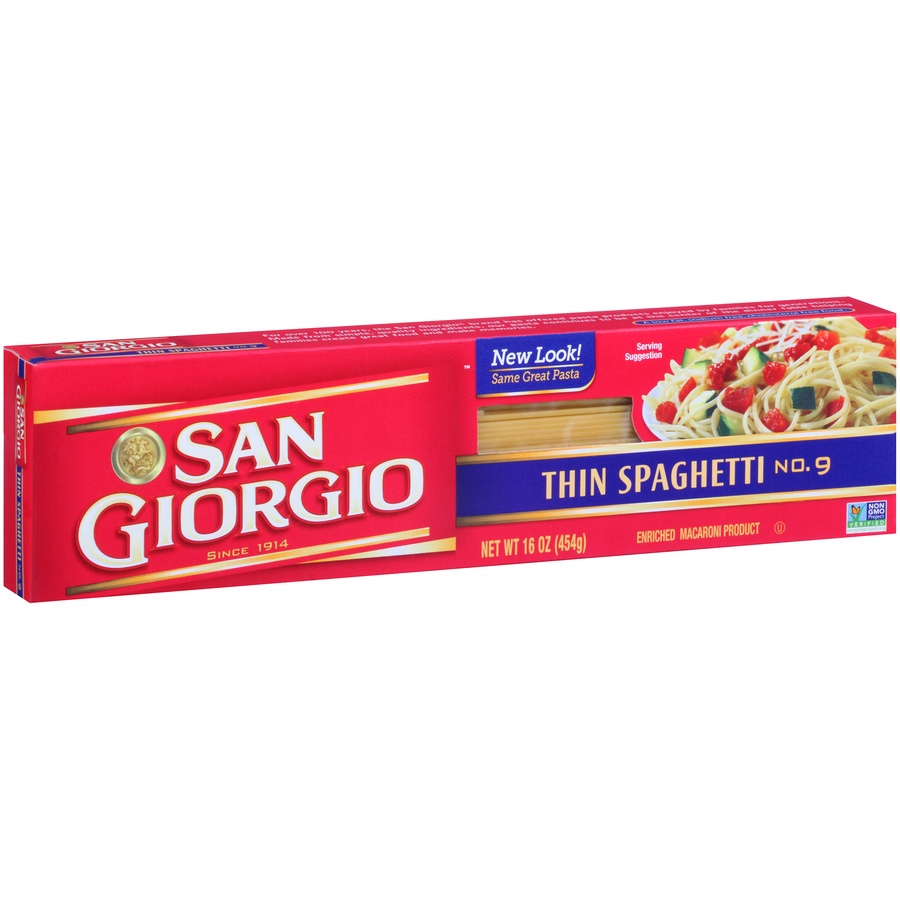 slide 6 of 8, San Giorgio Thin Spaghetti Pasta Noodles, 1 lb