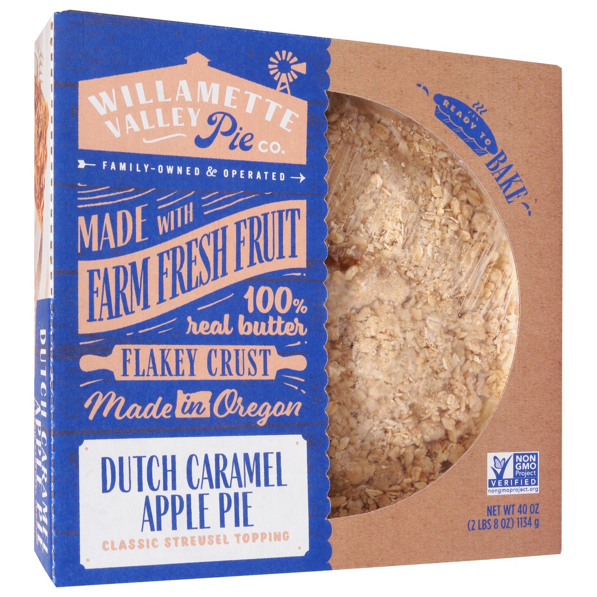 slide 2 of 9, Willamette Valley Vineyards Pie Company Caramel Apple Pie - 40 Oz, 1 ct