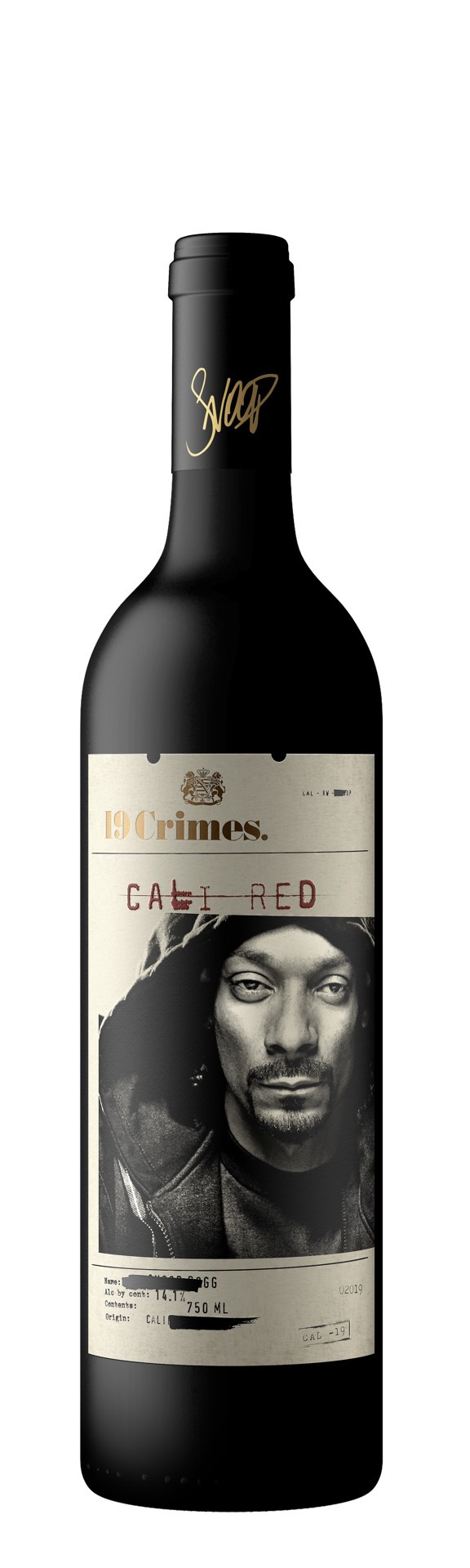 slide 1 of 9, 19 Crimes Snoop Dogg Cali Red California Red Wine 750ml, 750 ml