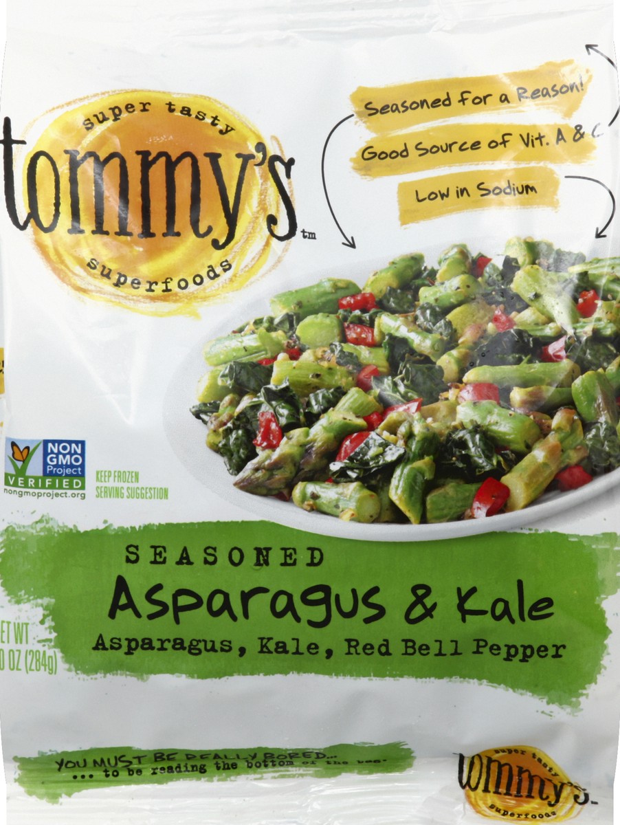 slide 5 of 5, Tommy's Asparagus & Kale 10 oz, 10 oz