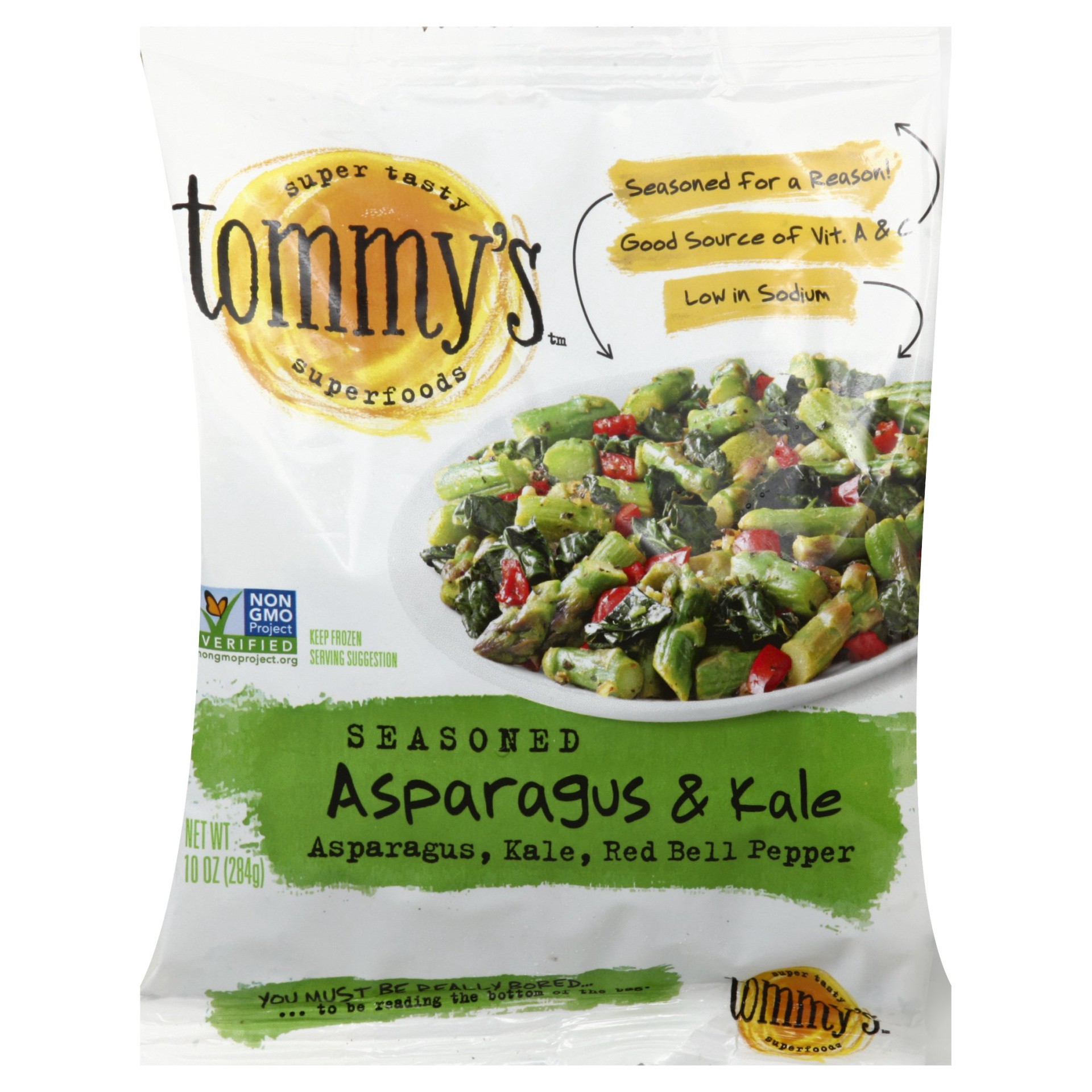 slide 1 of 5, Tommy's Asparagus & Kale 10 oz, 10 oz