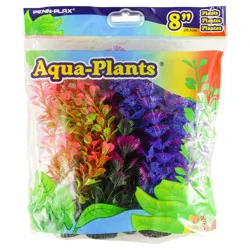 Penn-Plax Aqua-Plant 8-Inch Colorful Plants Assortment From Penn-Plax