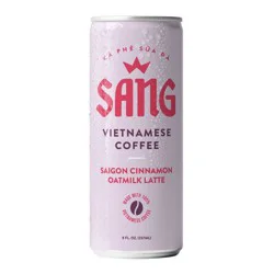 Sang Latte Cinnamon Oatmilk 8Oz Can