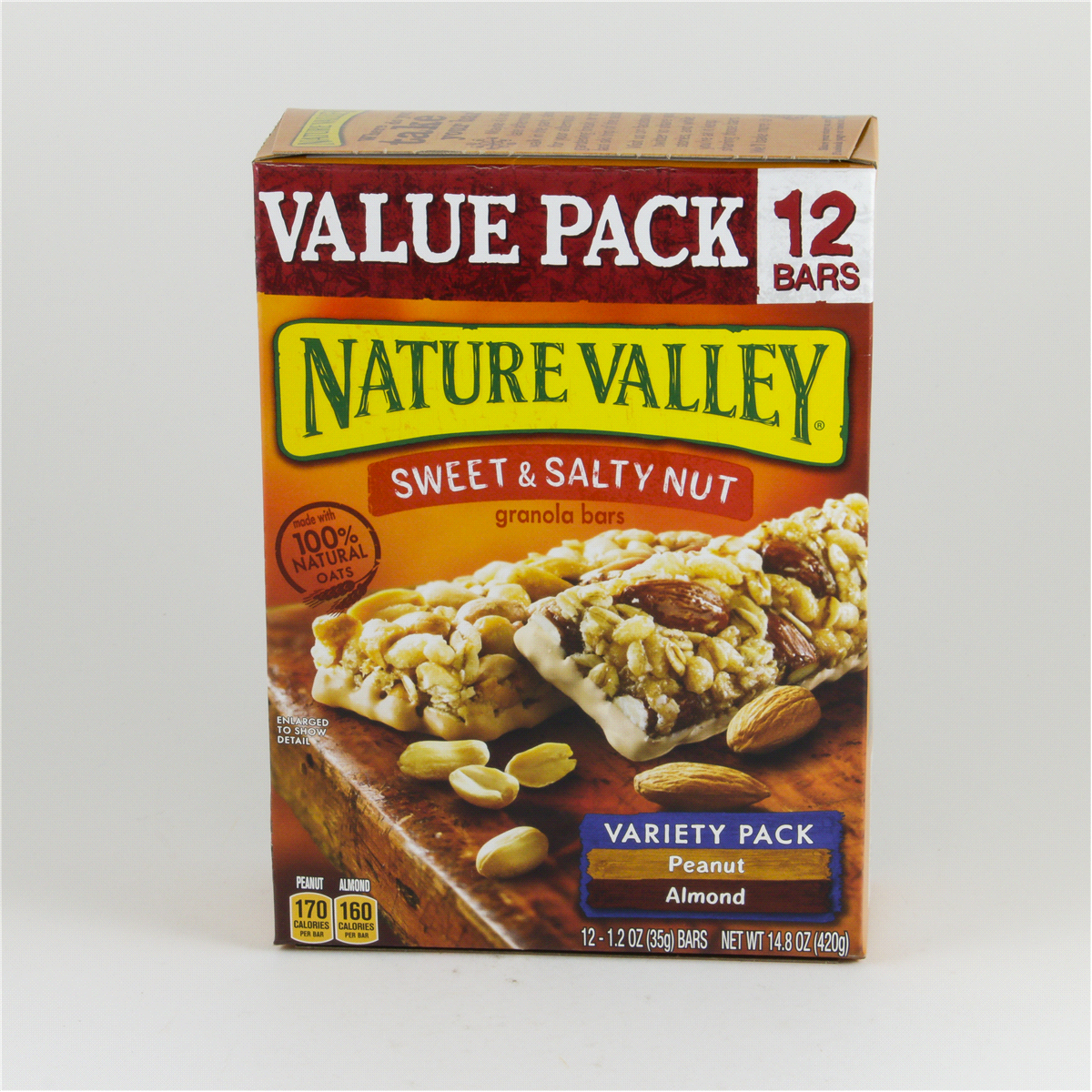 slide 5 of 9, Nature Valley Bars Sweet & Salty Nut Variety Pack, 12 ct