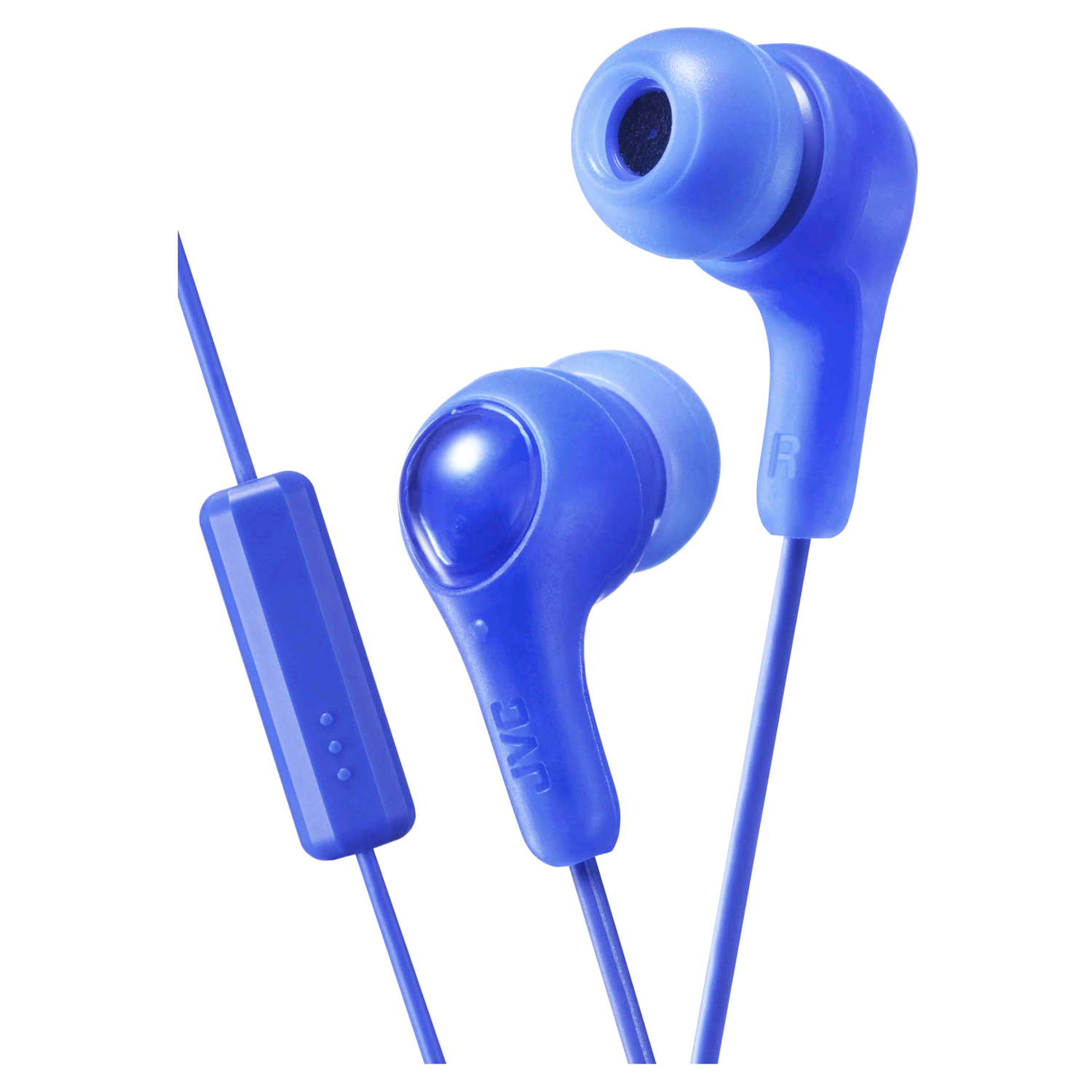 slide 1 of 2, JVC Gumy Plus Wired Microphone and Remote Headphones, 1 ct