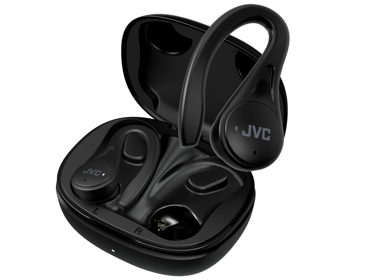 slide 3 of 4, JVC Wireless Fitness Series Black Headphones 1 ea, 1 ct