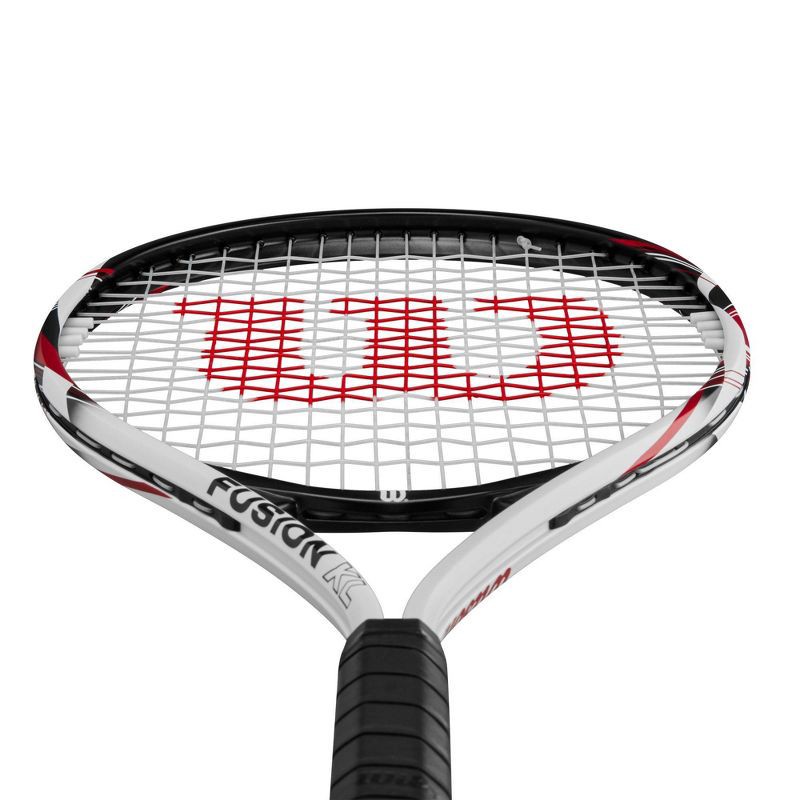 slide 4 of 6, Wilson Fusion 29" Tennis Racquet: Medium Flex, Aluminum Oval Frame, 1 ct