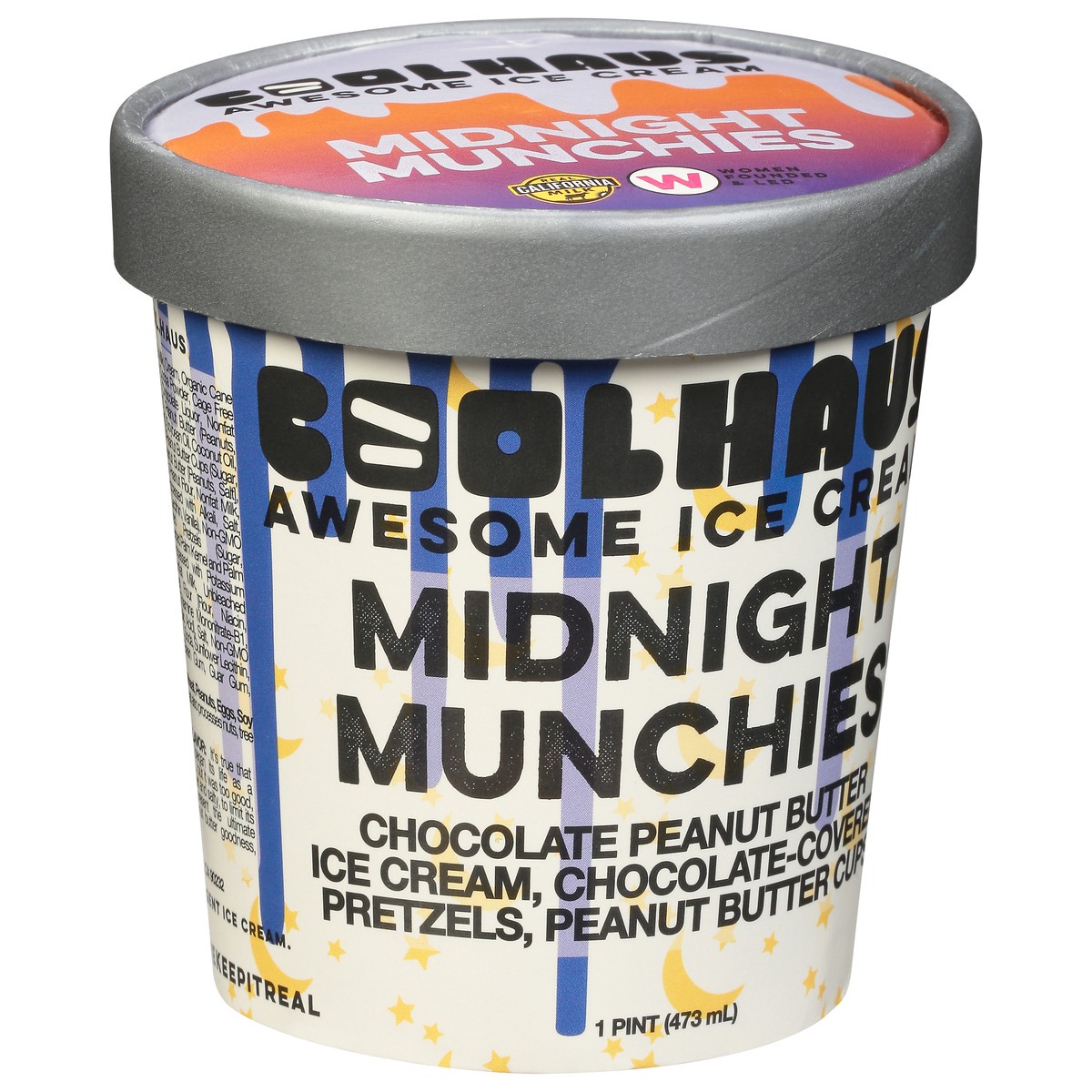 slide 2 of 9, Coolhaus Ice Cream Midnight Munchies, 16 oz