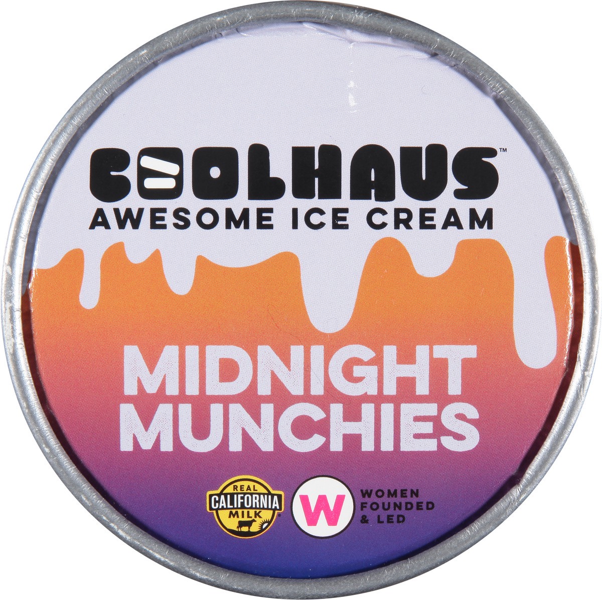 slide 9 of 9, Coolhaus Ice Cream Midnight Munchies, 16 oz