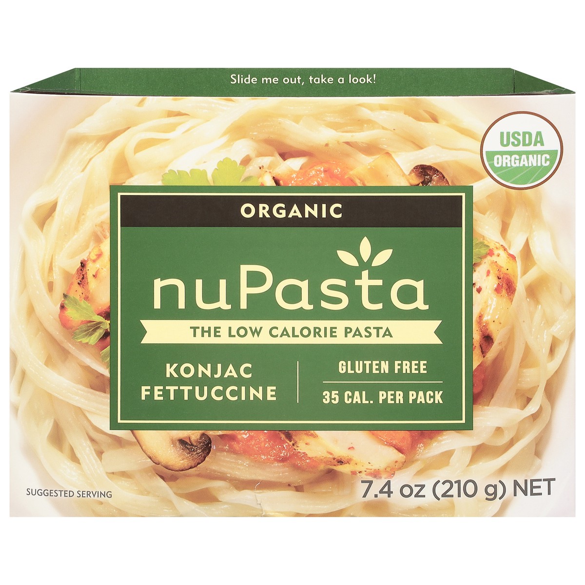 slide 1 of 9, NuPasta Konjac Organic Fettuccine 7.4 oz, 7.4 oz