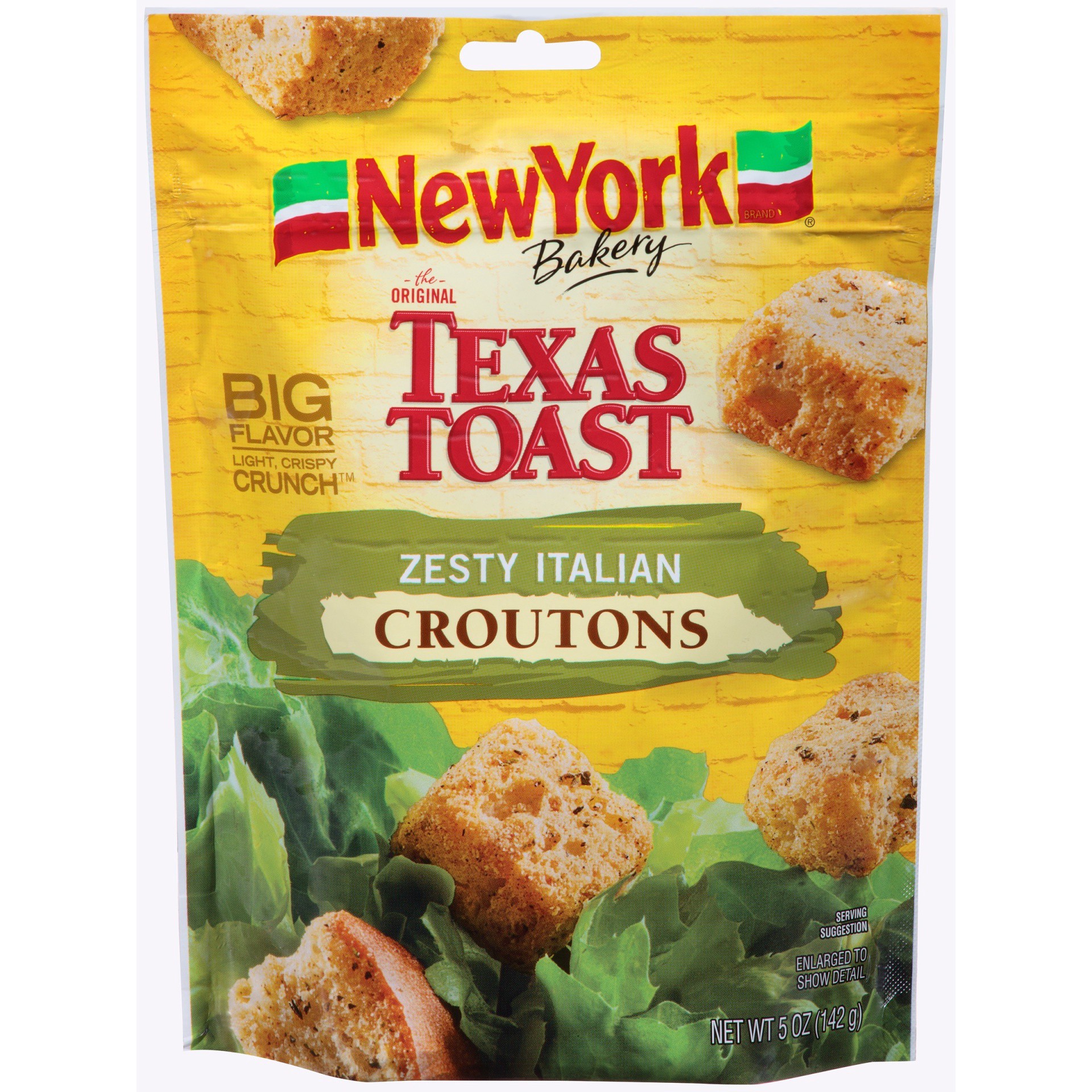 slide 1 of 3, New York Bakery Texas Toast Zesty Italian Croutons, 5 oz