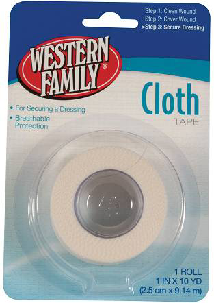 slide 1 of 1, Western Family Tape Cloth 10 Yd, 10 yd