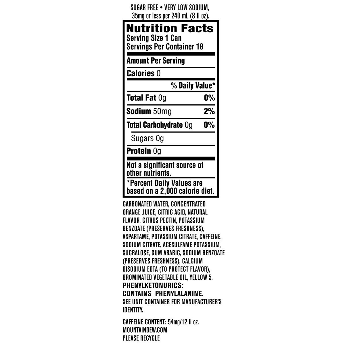 slide 4 of 6, Mountain Dew Soda - 13.5 lb, 13.5 lb