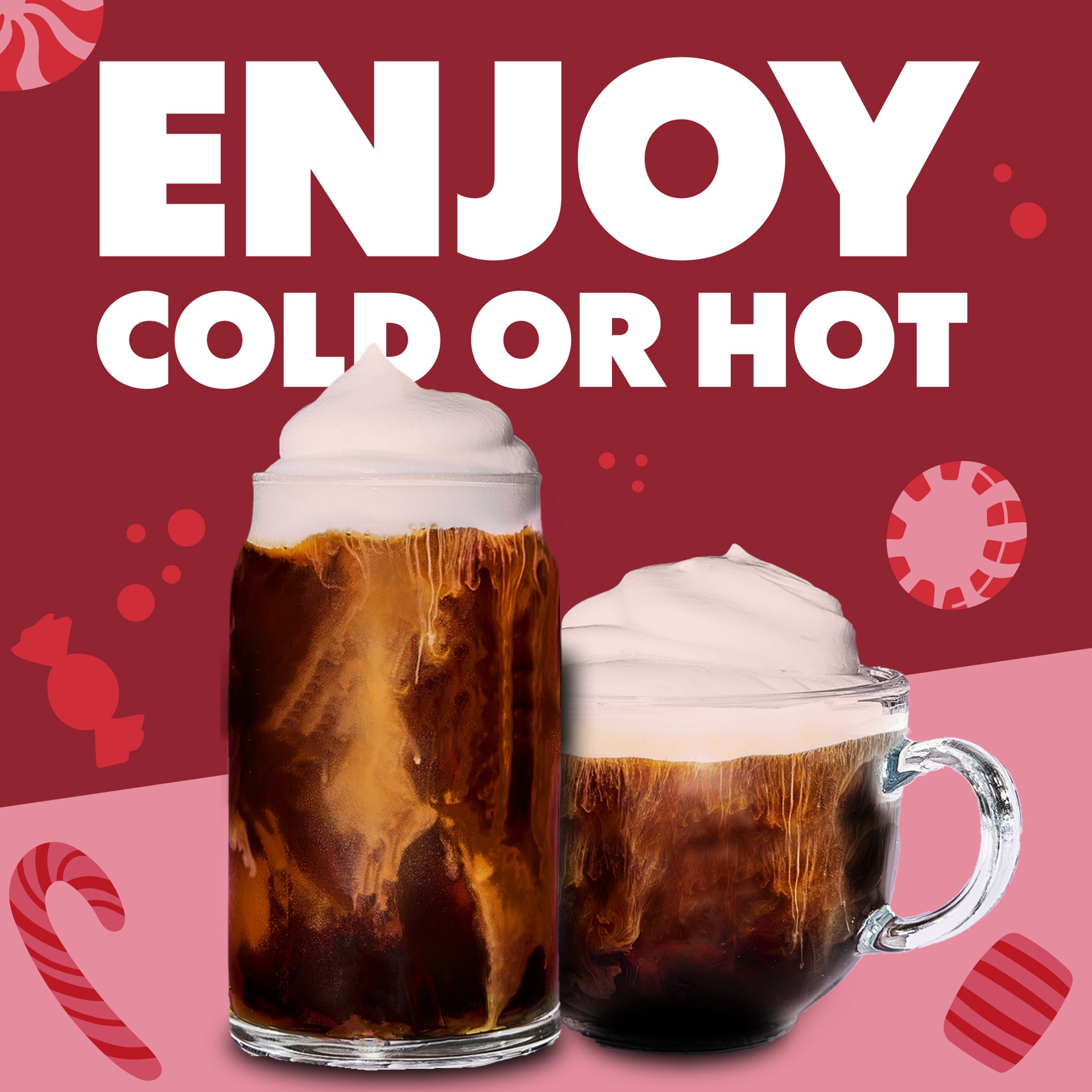 slide 6 of 7, Coffee-Mate Coffee mate Peppermint Mocha Flavored Cold Foam Creamer, Cold Creamer for Coffee, 14 oz