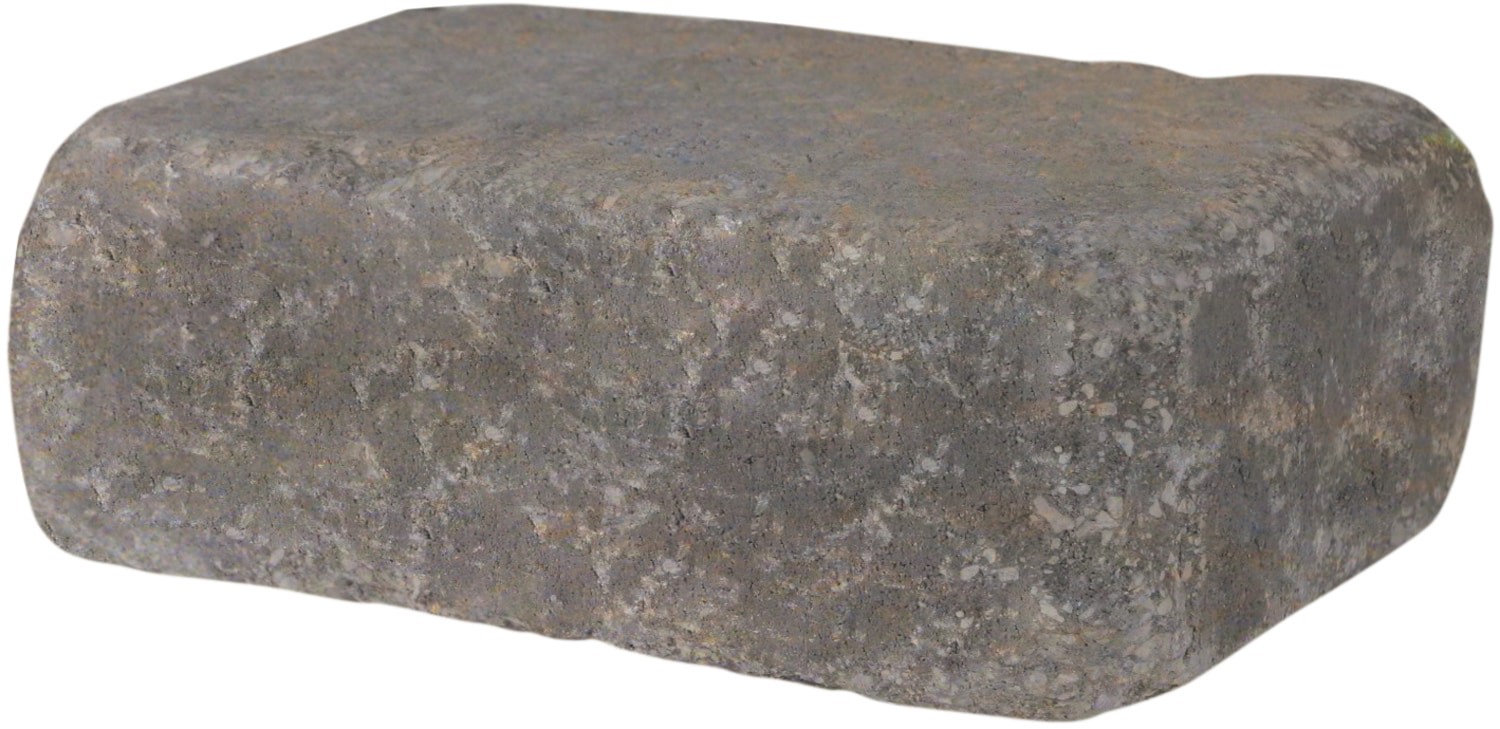 slide 1 of 5, 3.5-in H x 11.5-in L x 7.5-in D Chandler Concrete Retaining wall block, 1 ct