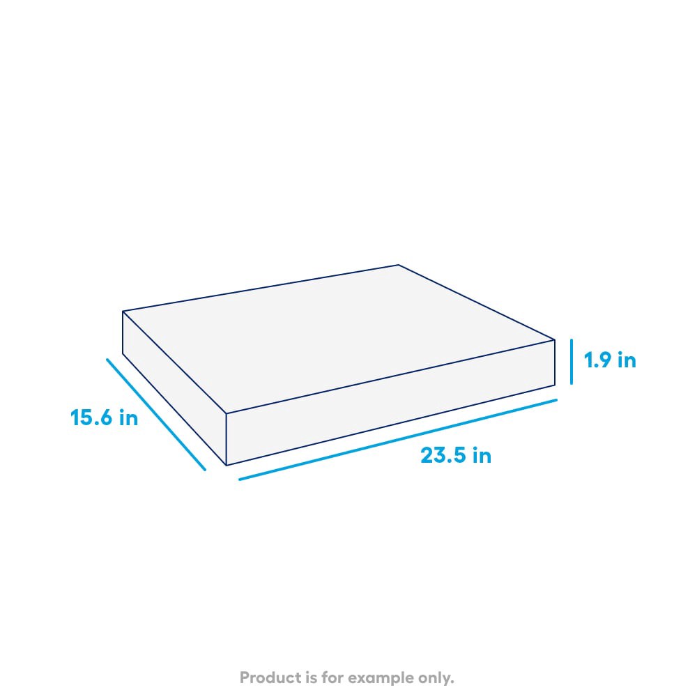 slide 2 of 6, 9.0-Inches L x 6.0-Inches W x 2.0-Inches H Rectangle Ashland Concrete Patio stone, 1 ct