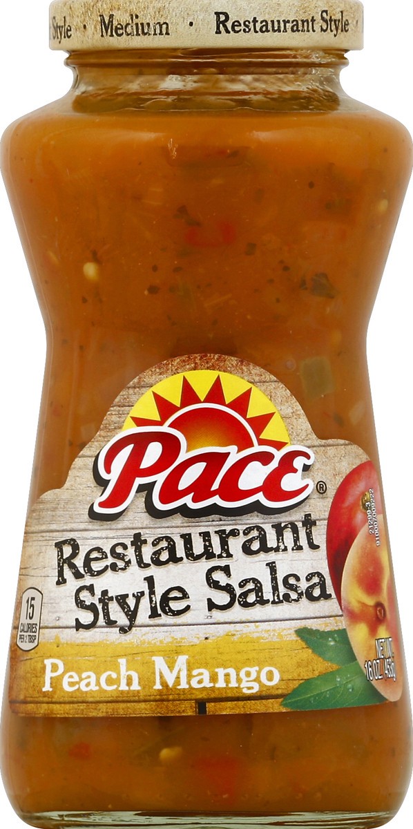 slide 2 of 2, Pace Restaurant Style Peach Mango Salsa, 16 oz