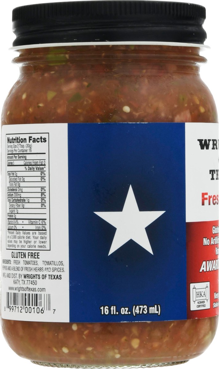 slide 4 of 14, Wrights of Texas Mild Fresh Salsa 16 fl oz, 16 fl oz