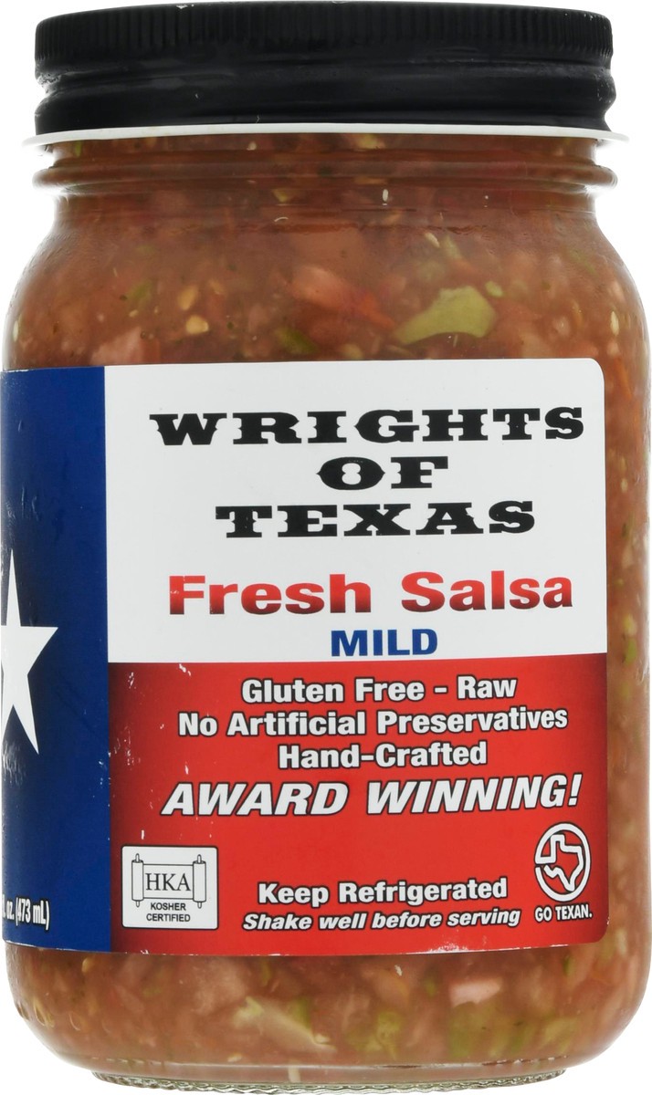 slide 1 of 14, Wrights of Texas Mild Fresh Salsa 16 fl oz, 16 fl oz
