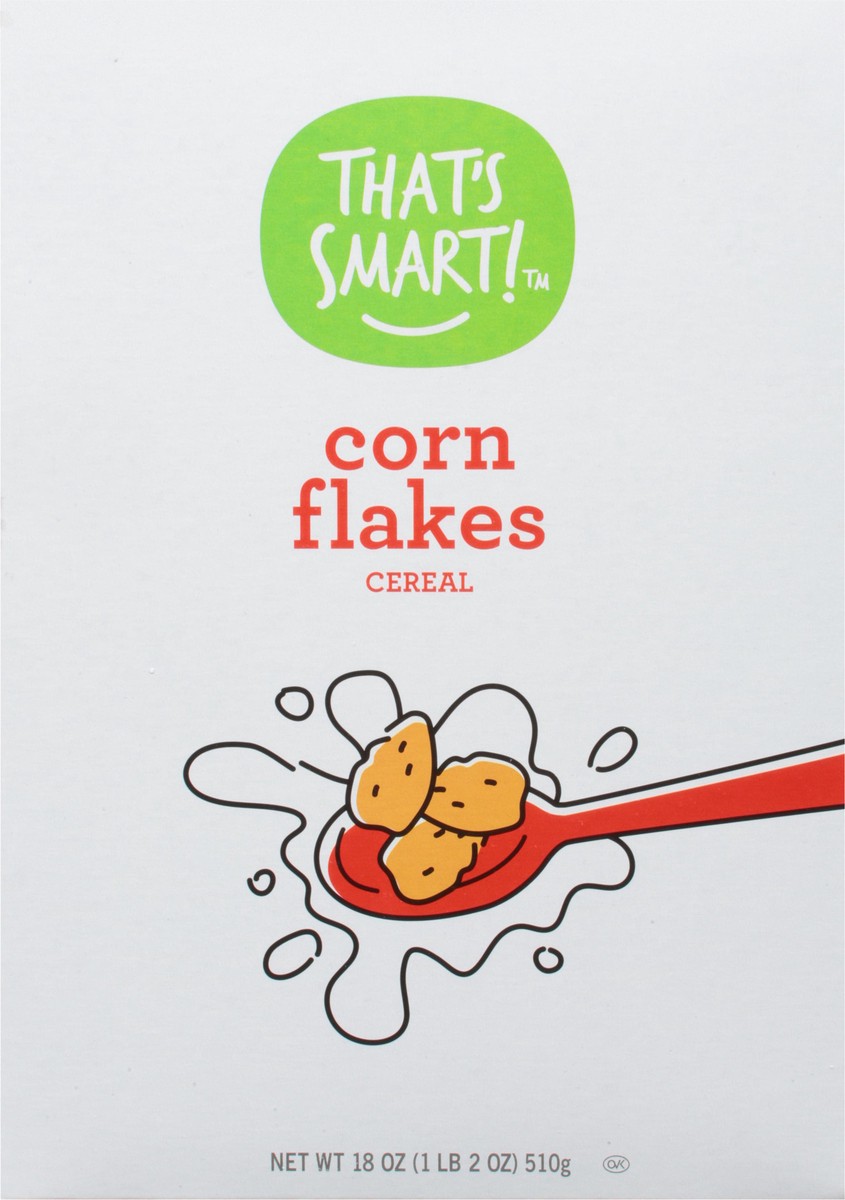 slide 1 of 15, That's Smart! Corn Flakes Cereal 18 oz, 18 oz