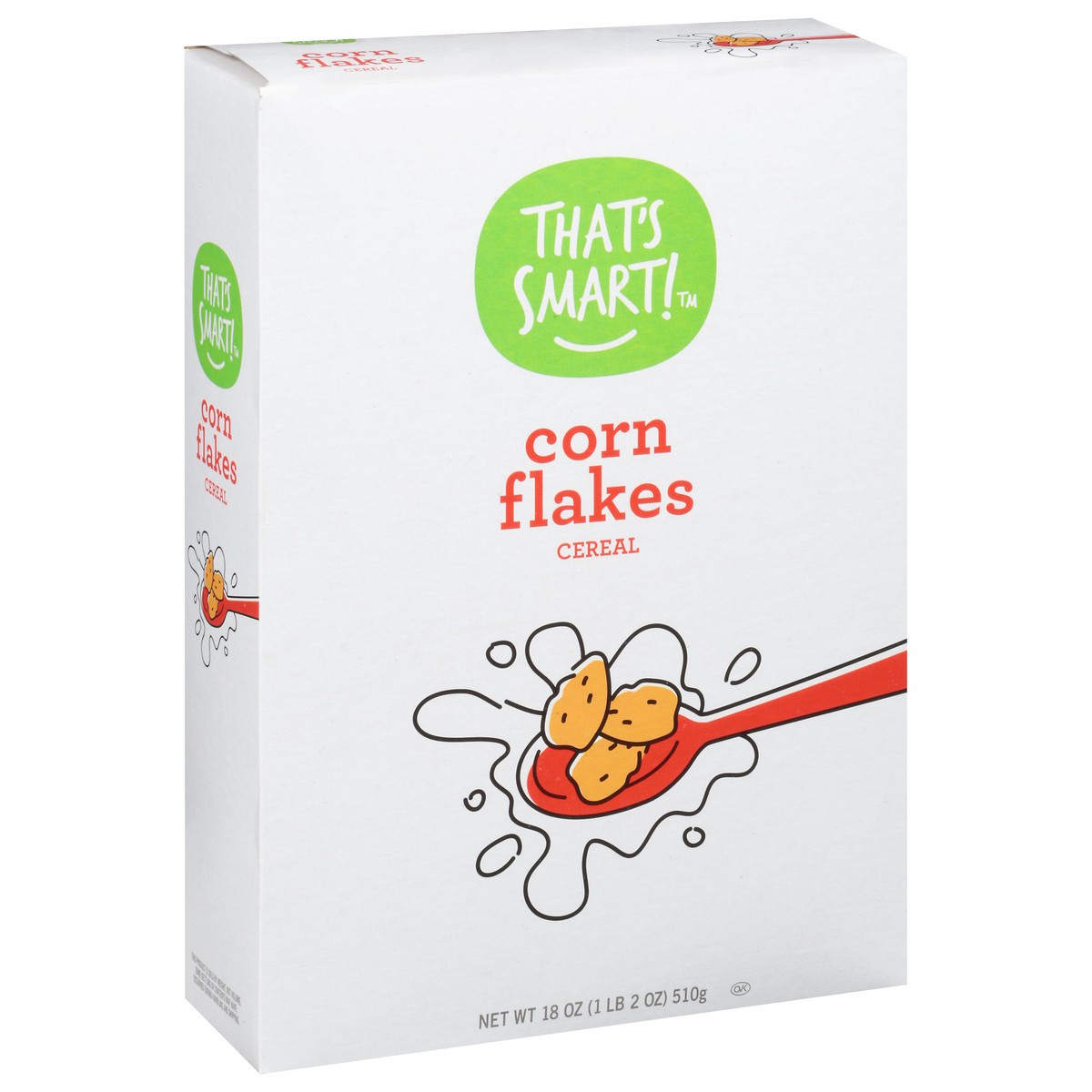 slide 15 of 15, That's Smart! Corn Flakes Cereal 18 oz, 18 oz