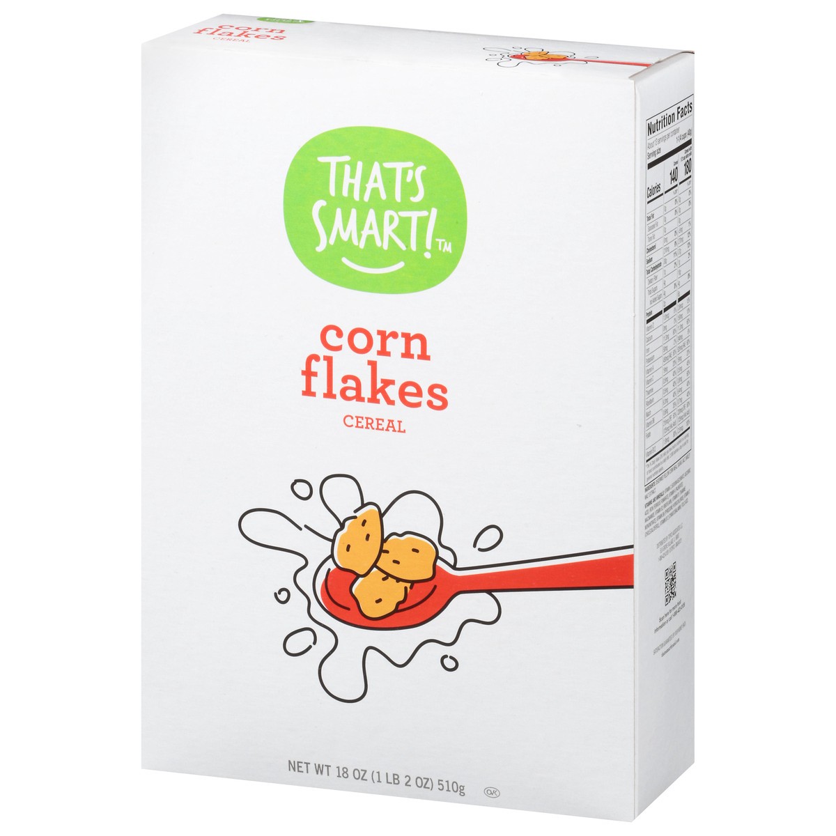 slide 8 of 15, That's Smart! Corn Flakes Cereal 18 oz, 18 oz