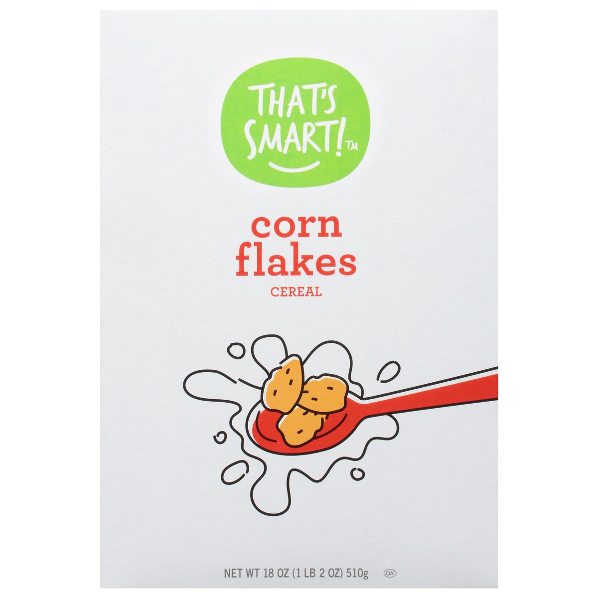 slide 2 of 15, That's Smart! Corn Flakes Cereal 18 oz, 18 oz