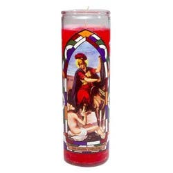 Jar Candle San Martin Caballero Red - Continental Candle®
