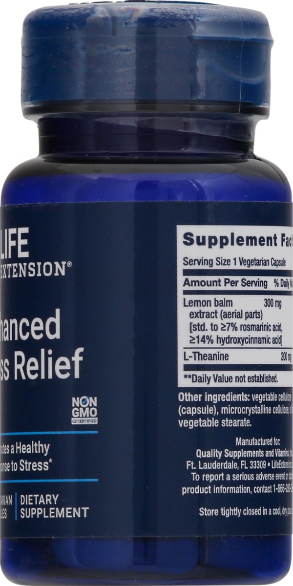 slide 3 of 13, Life Extension Vegetarian Capsules Enhanced Stress Relief 30 ea, 30 ct